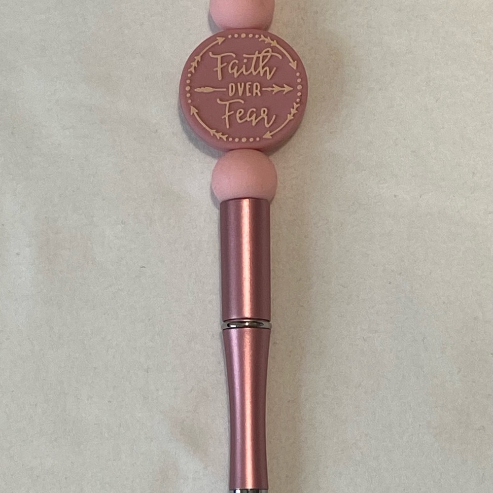 Hand Made Faith Over Fear Pen
